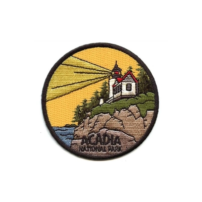 중국 embroidered 공장 트와일 직물 주문 embroidered 가방 재킷 패치에 철